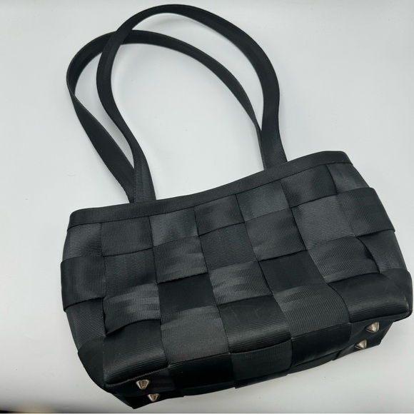 Harveys SeatBelt Purse Black Shoulder Bag Original Seatbelt Bag 90s Y2K - Picture 4 of 9